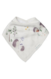 Luxe Muslin Bandana Bib Set - Hedgehogs