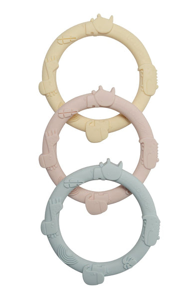 Wild Teething Ring Set - Various Colors