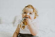 Hayes Silicone & Wood Teether Ring - Various