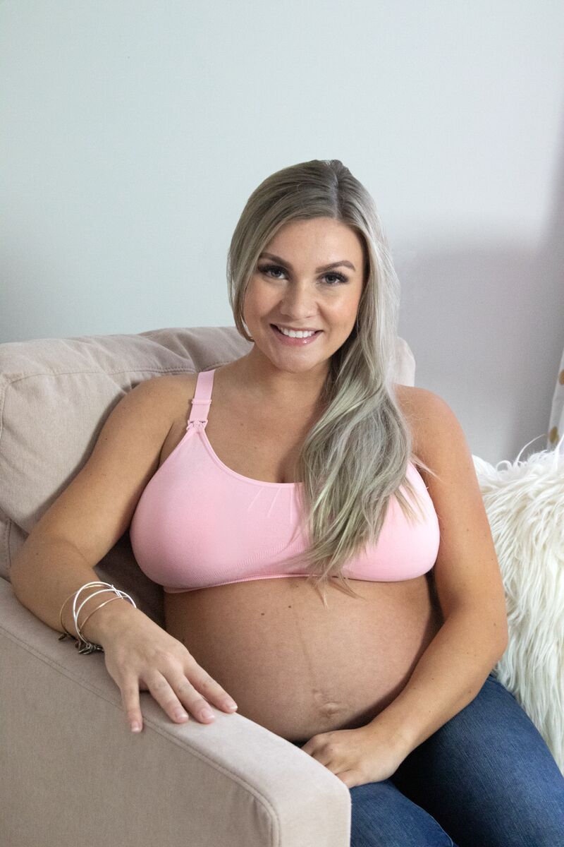 Super Strappy Nursing Bra - Pink