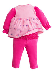 Long Sleeve Top And Ruffle Back Legging Set - Bella Butterfly