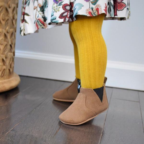 Chelsea Boot with Anti-Slip Sole - Brown Suede