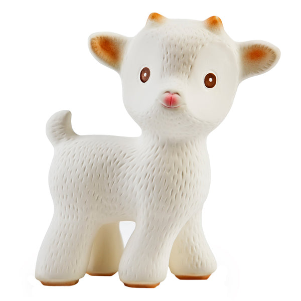 Sola the Goat Teething Toy (White or Tan)