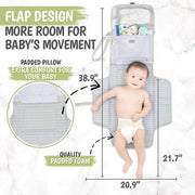 Ezee Diaper Changing Mat - Gray Mod