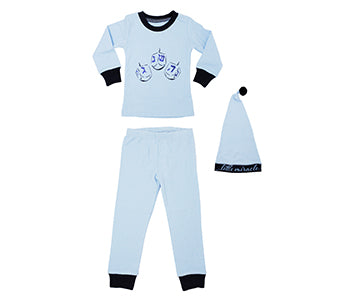 Pajama and Cap Set - Navy Little Miracle