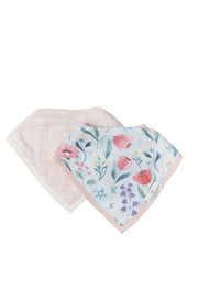 Luxe Muslin Bandana Bib Set - Bluebell