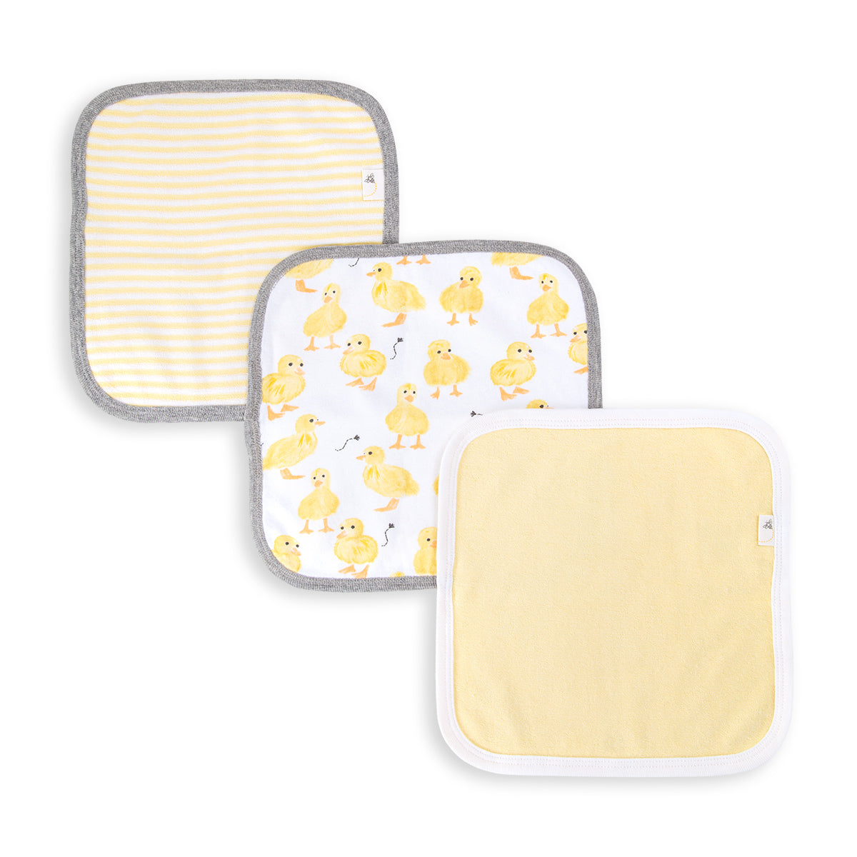 Organic Washcloths 3 Pack - LIttle Ducks