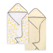Little Ducks Organic Hooded 2 Pack Towels