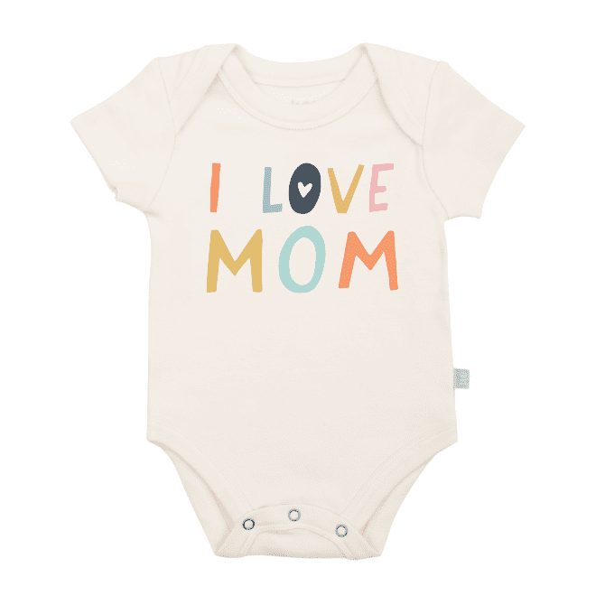 Graphic Onesie - "I Love Mom"