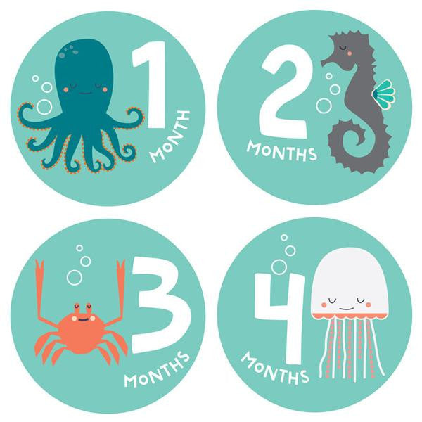 Snorkeling Adventure Monthly Stickers