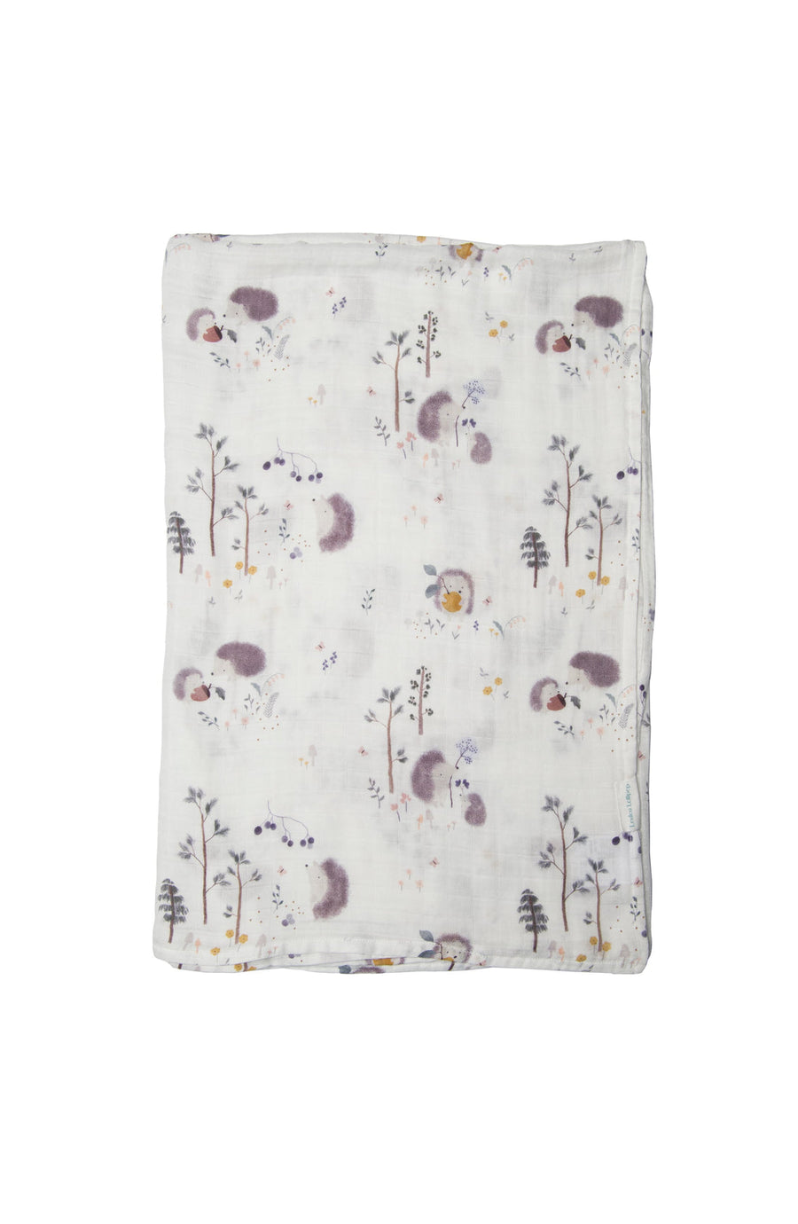 Muslin Swaddle - Hedgehogs