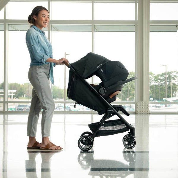 Nuna TRVL Compact Stroller with Travel Bag - Ocean