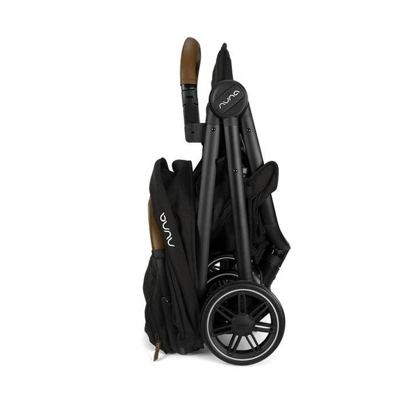Nuna TRVL Compact Stroller with Travel Bag - Caviar