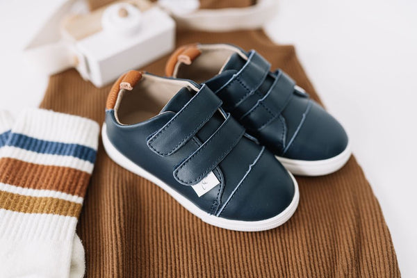 Casual Low Top with Anti-Slip Sole - Navy