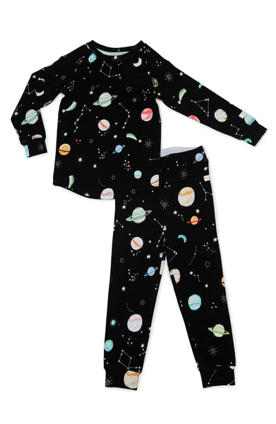 Two Piece Pajama Set - Planets