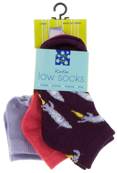 Low Sock Set - Lilac, Red Ginger, Wine Grapes Rockets