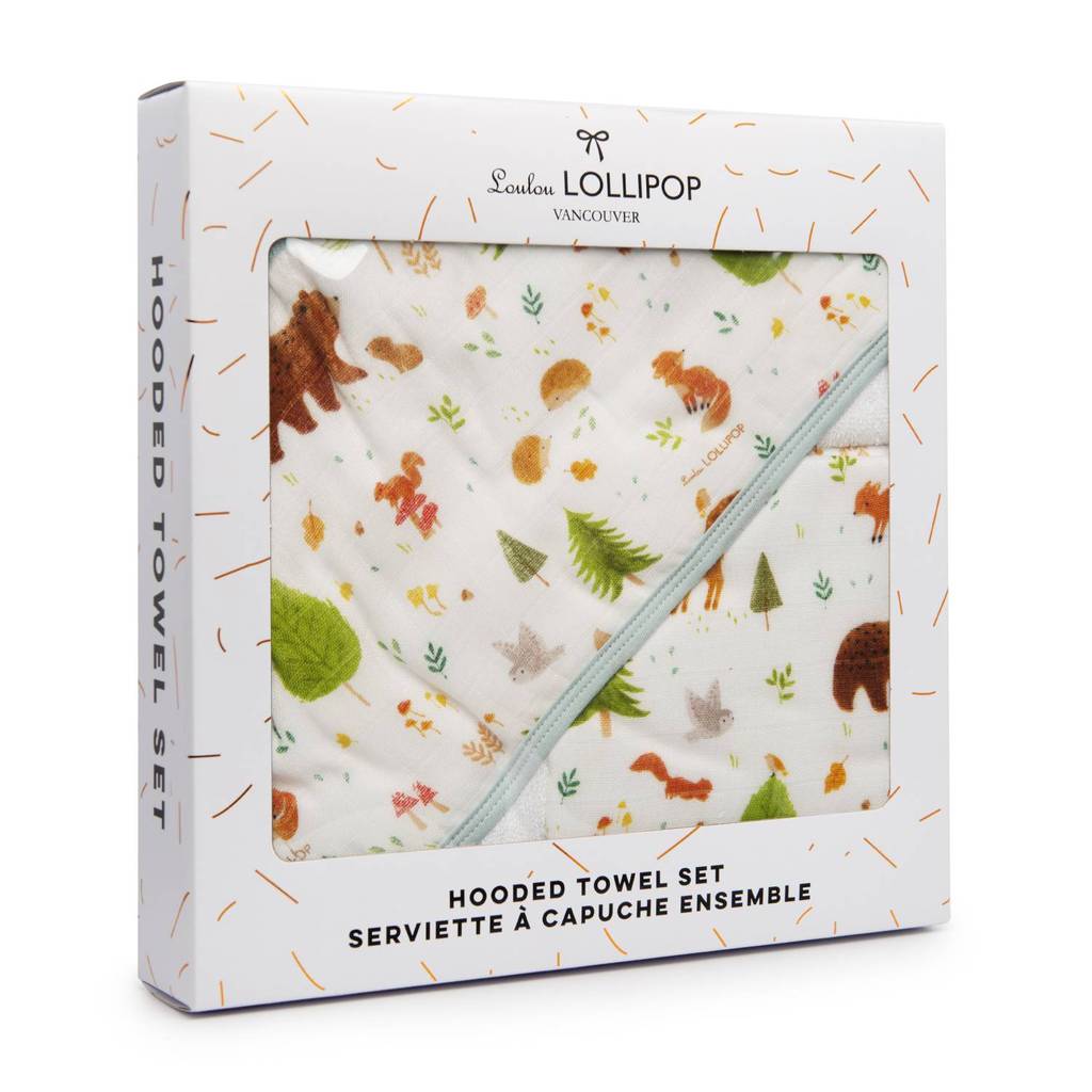 Hooded Towel Set - Forest Friends
