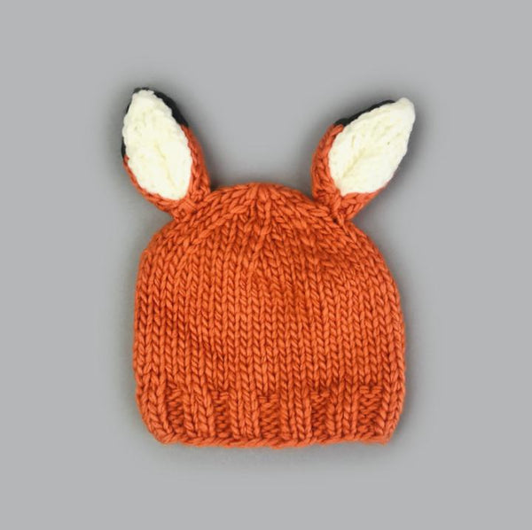 Rusty Fox Knit Hat - Orange