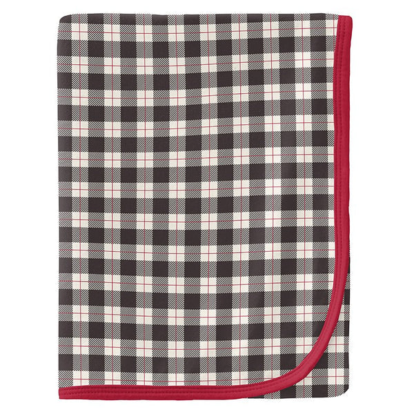 Holiday Swaddling Blanket - MIdnight Holiday Plaid