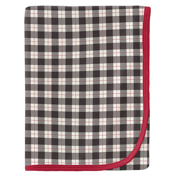 Holiday Swaddling Blanket - MIdnight Holiday Plaid