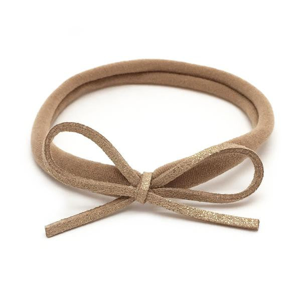 Dainty Bow Nylon Headband