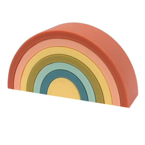 Silicone Rainbow Stacker - Cherry