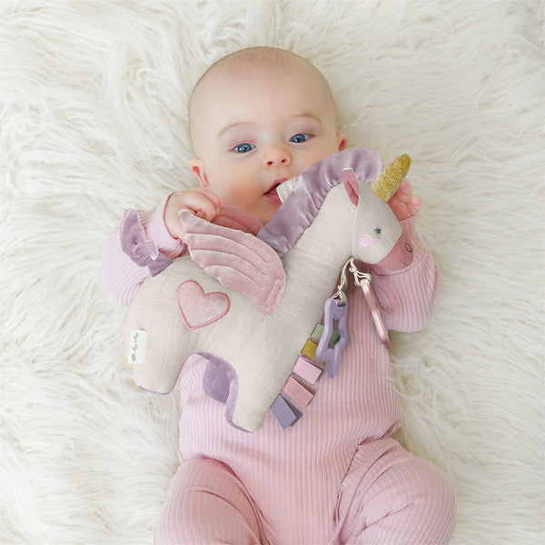 Link & Love™ Pegasus Activity Plush Silicone Teether Toy