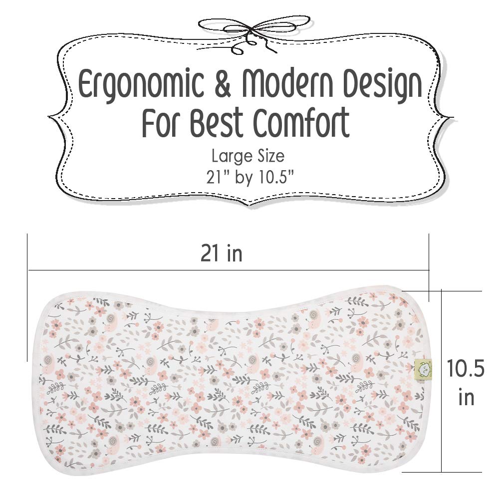Organic Burp Cloths Sweet Charm - Set of 5