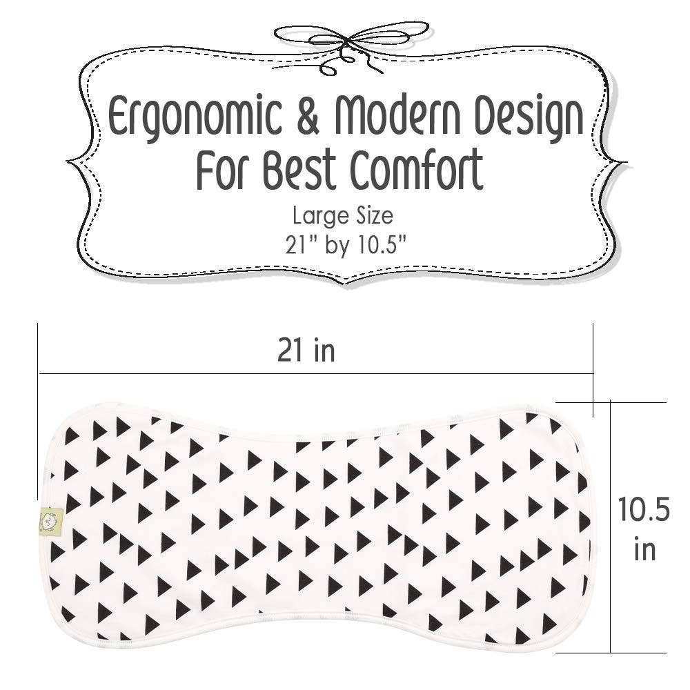 Organic Burp Cloths Grayscape - Set of 5