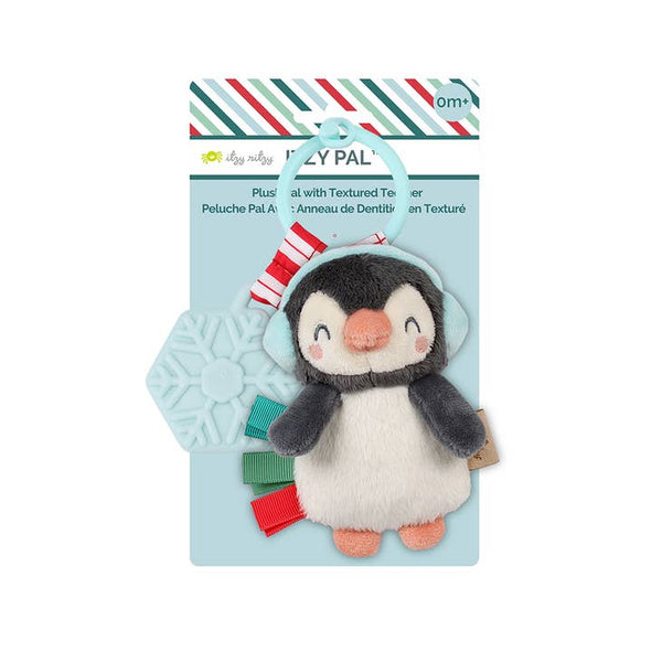 Holiday Penguin Itzy Pal™ Plush + Teether