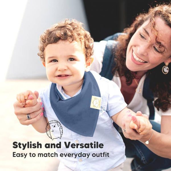Organic Cotton Bandana Bibs - Daybreak