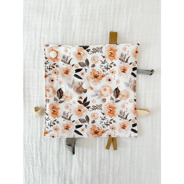 Organic Lovey Teether Toy - Sienna Floral
