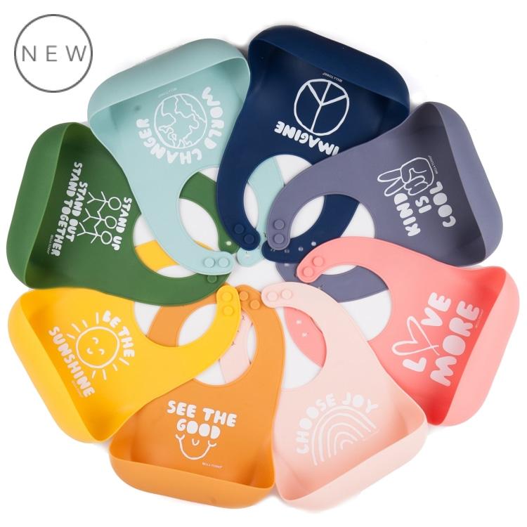 Silicone Bib - Various Designs