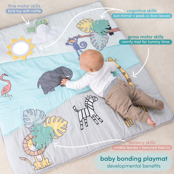 Baby Bonding Play Mat - Jungle Jam