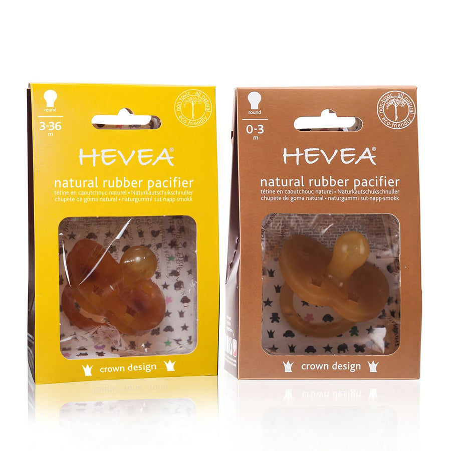 Natural Rubber Pacifier - Various Shapes