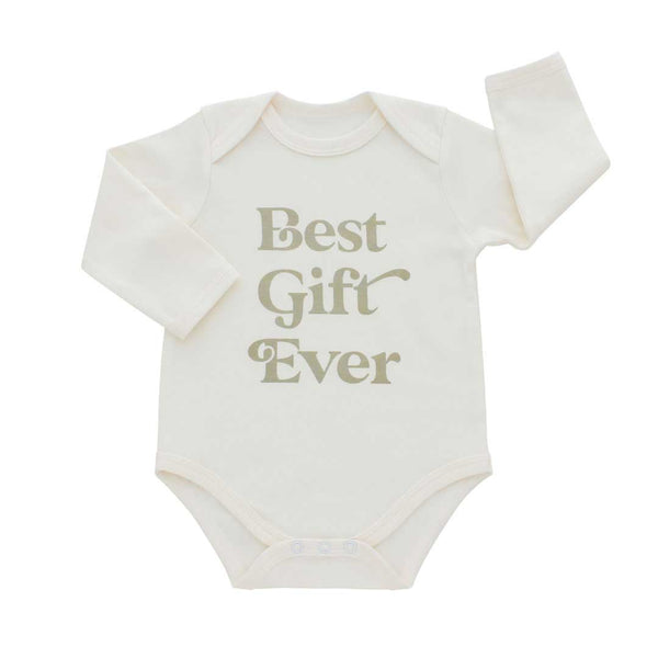 Best Gift Ever Long Sleeve Baby Onesie