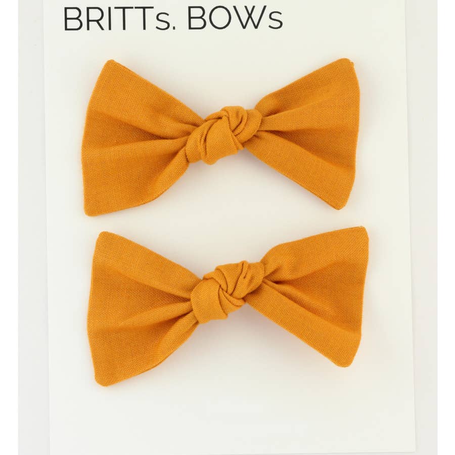 Knot Pigtail Clips - Various Colors