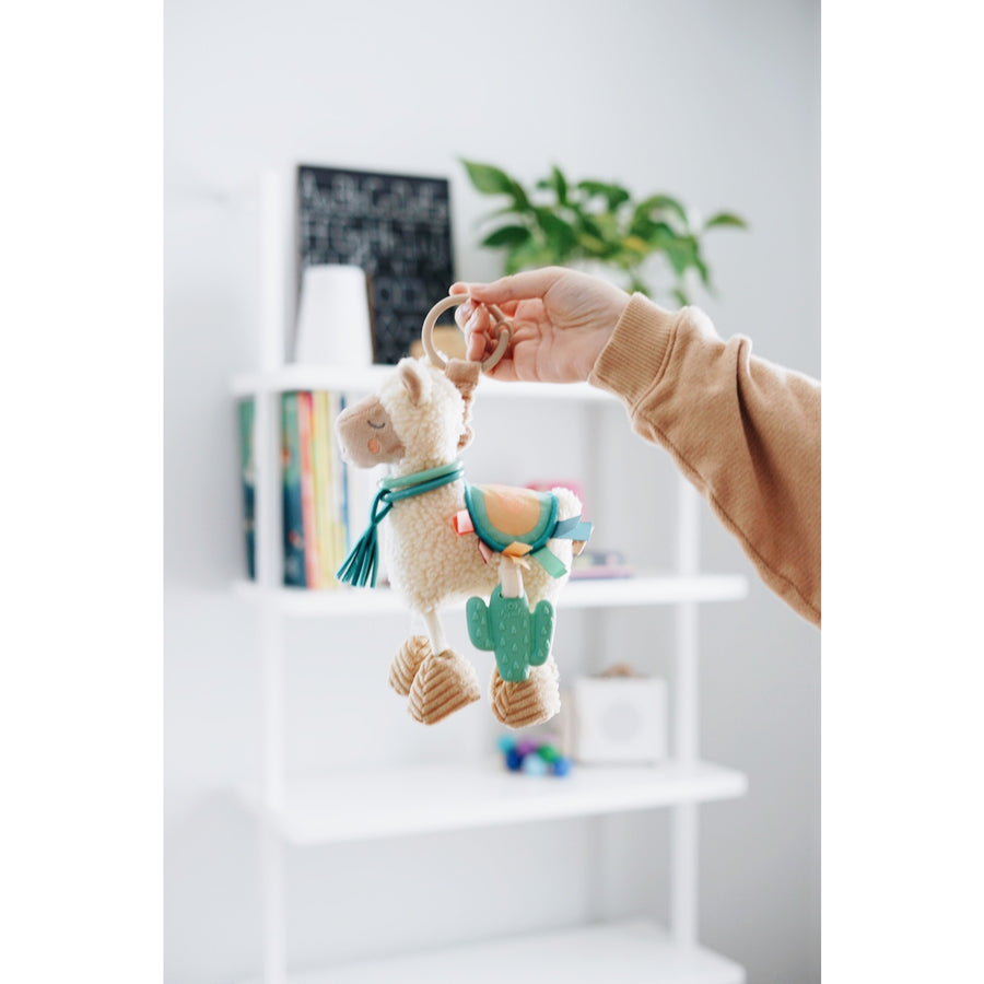 Link & Love™ Llama Activity Plush Silicone Teether Toy