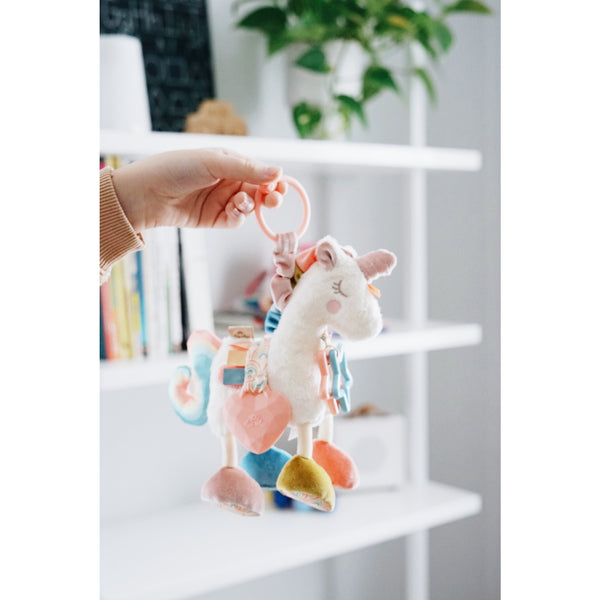 Link & Love™ Unicorn Activity Plush Silicone Teether Toy