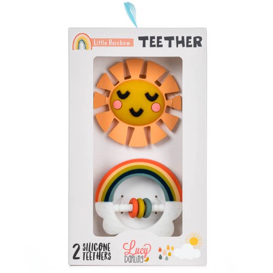 Little Rainbow Teether Toy Set