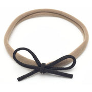 Dainty Bow Nylon Headband