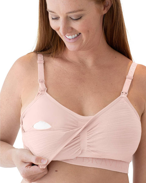 Sublime Hands-free Pumping & Nursing Bra - Pink Heather