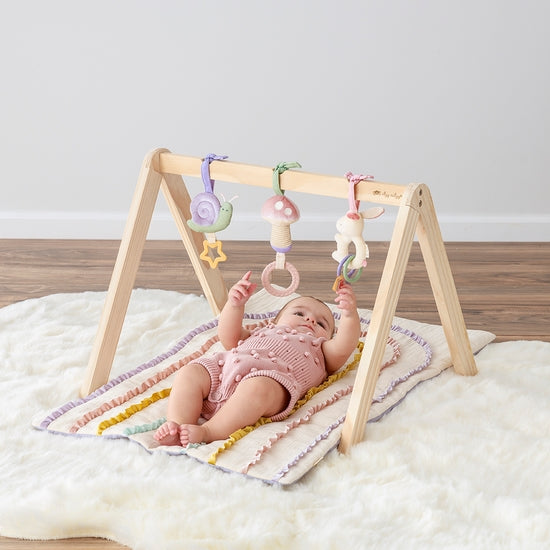 Bitzy Bespoke Ritzy Activity Gym™  with Toys - Pastel
