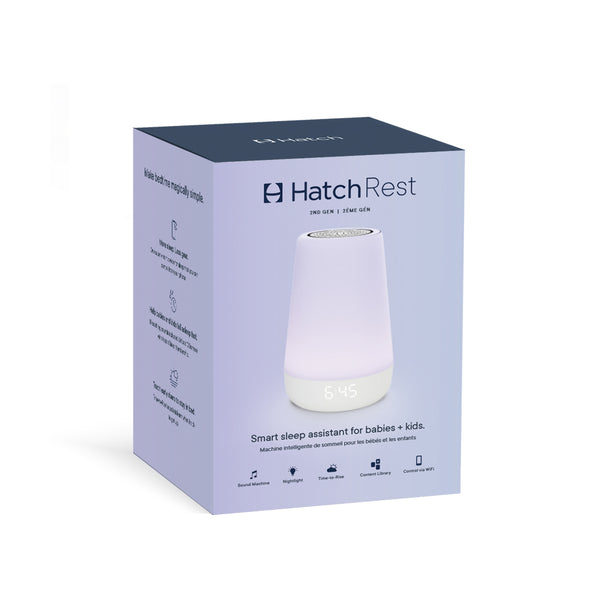 Hatch Rest 2nd Generation Sound Machine, Night Light, and Okay to Wake Clock