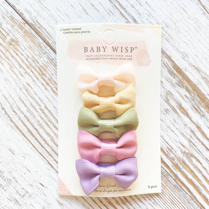 Charlotte Snap Clip Set Of 5 - Various Colors