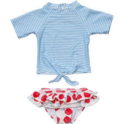 Juicy Fruit Short Sleeve Swimsuit