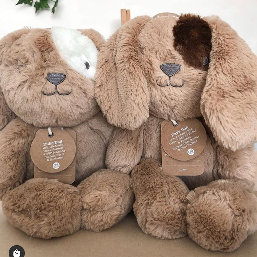 Ethically Made Soft Toy - Duke Dog