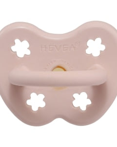 Powder Pink Natural Rubber Pacifier - Various Shapes
