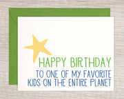 Birthday Card - Various