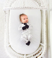 Organic Cotton Fitted Bassinet Sheet - Cloud